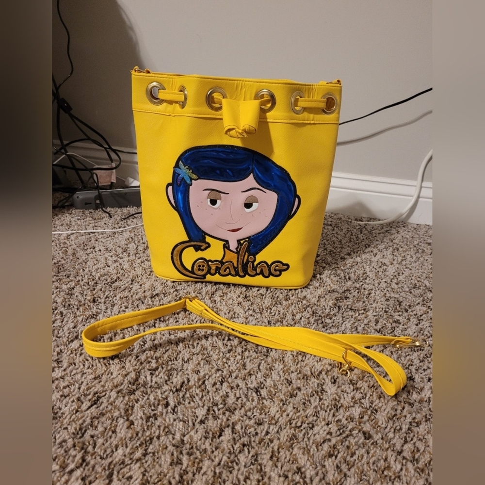 Coraline crossbody bucket purse